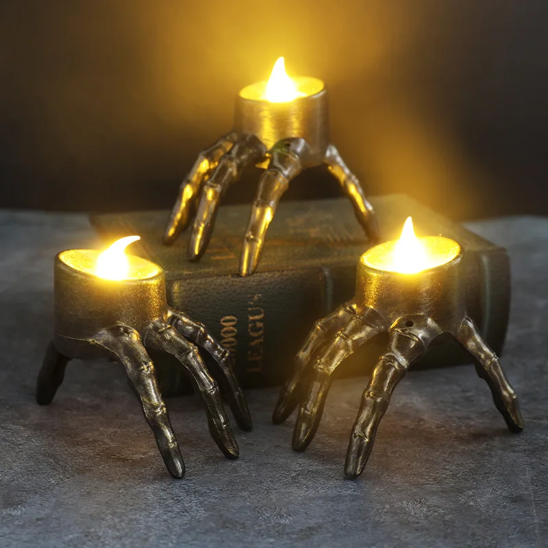 Halloween Skeleton Decoration - Halloween Brechen Den Arm Schädel LED