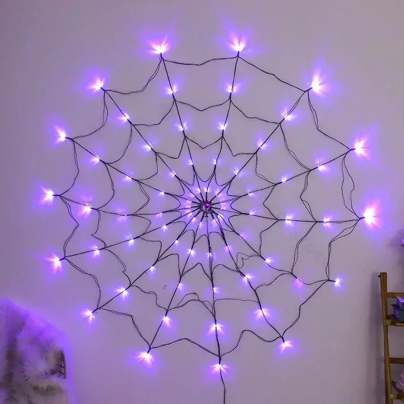 Halloween Spinnennetz Lichterk – Spider Web Halloween Decoration Bewertung und Preis