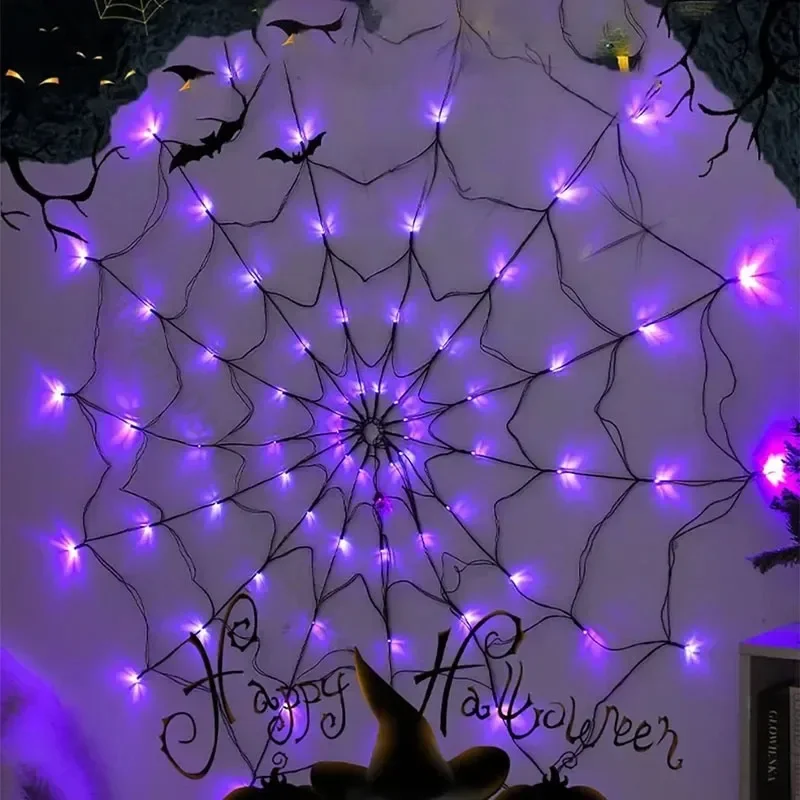 Halloween Spinnennetz Lichterk – Spider Web Halloween Decoration Bewertung und Preis