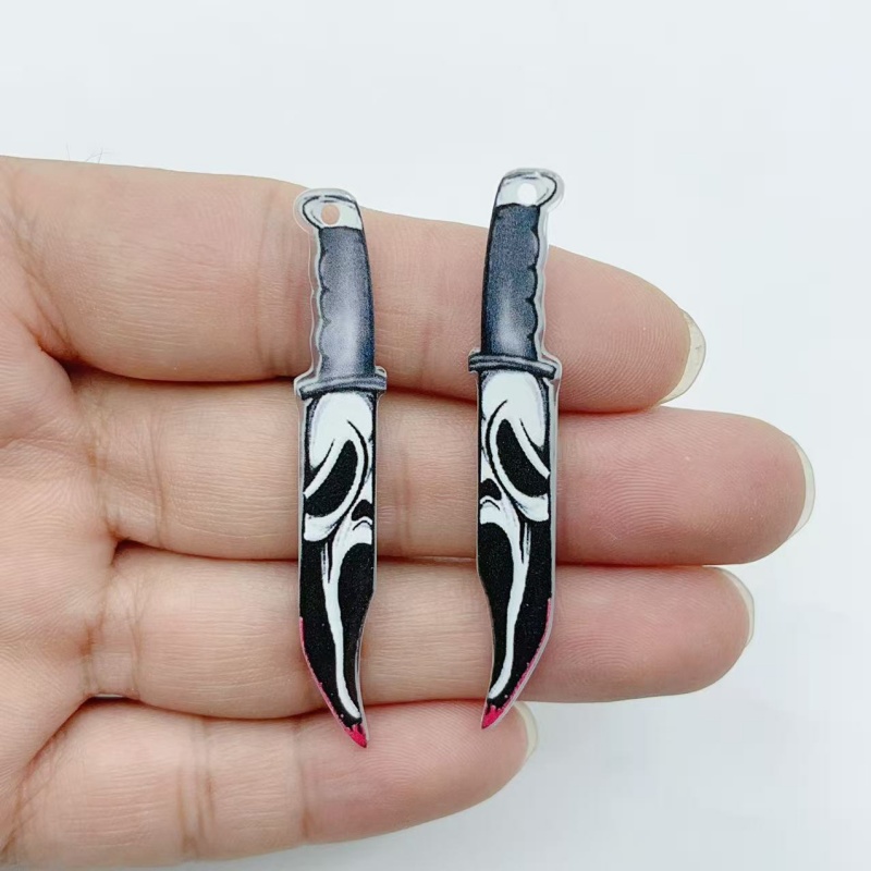 10 Stück Acryl-Schmuckteile fü – Halloween Party Supplies Bewertung und Preis