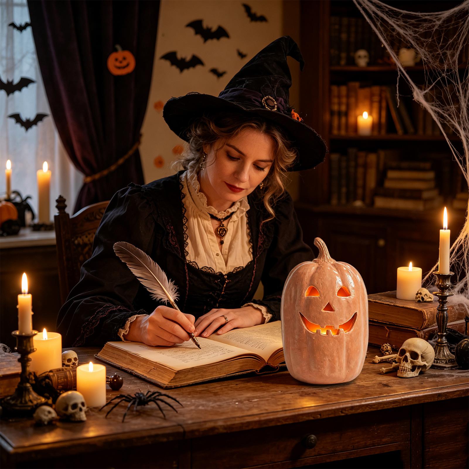 Gruselige Kürbislaternen, hand – Pumpkin Lantern Halloween Bewertung und Preis
