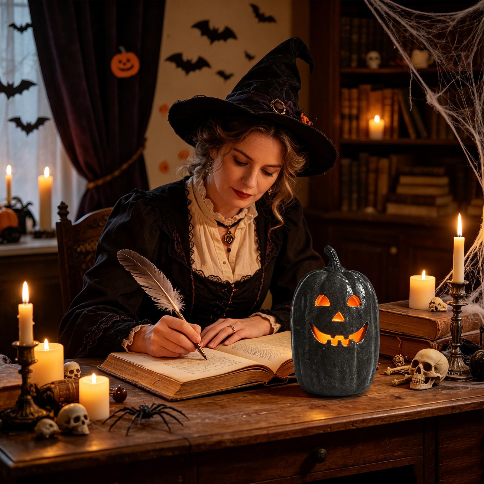 Gruselige Kürbislaternen, hand – Pumpkin Lantern Halloween Bewertung und Preis
