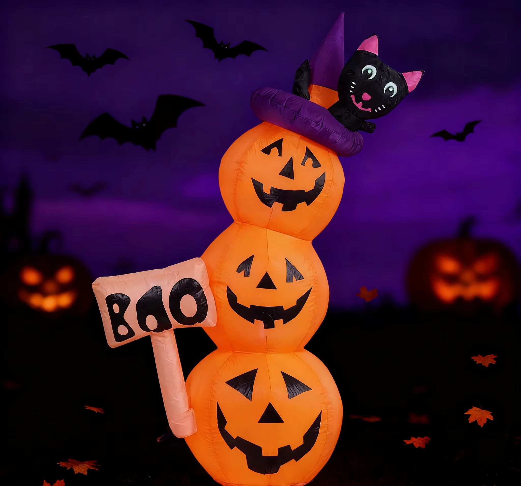1,6 m / 5,2 ft Halloween-Aufbl – Halloween Pumpkin Decor Led Bewertung und Preis