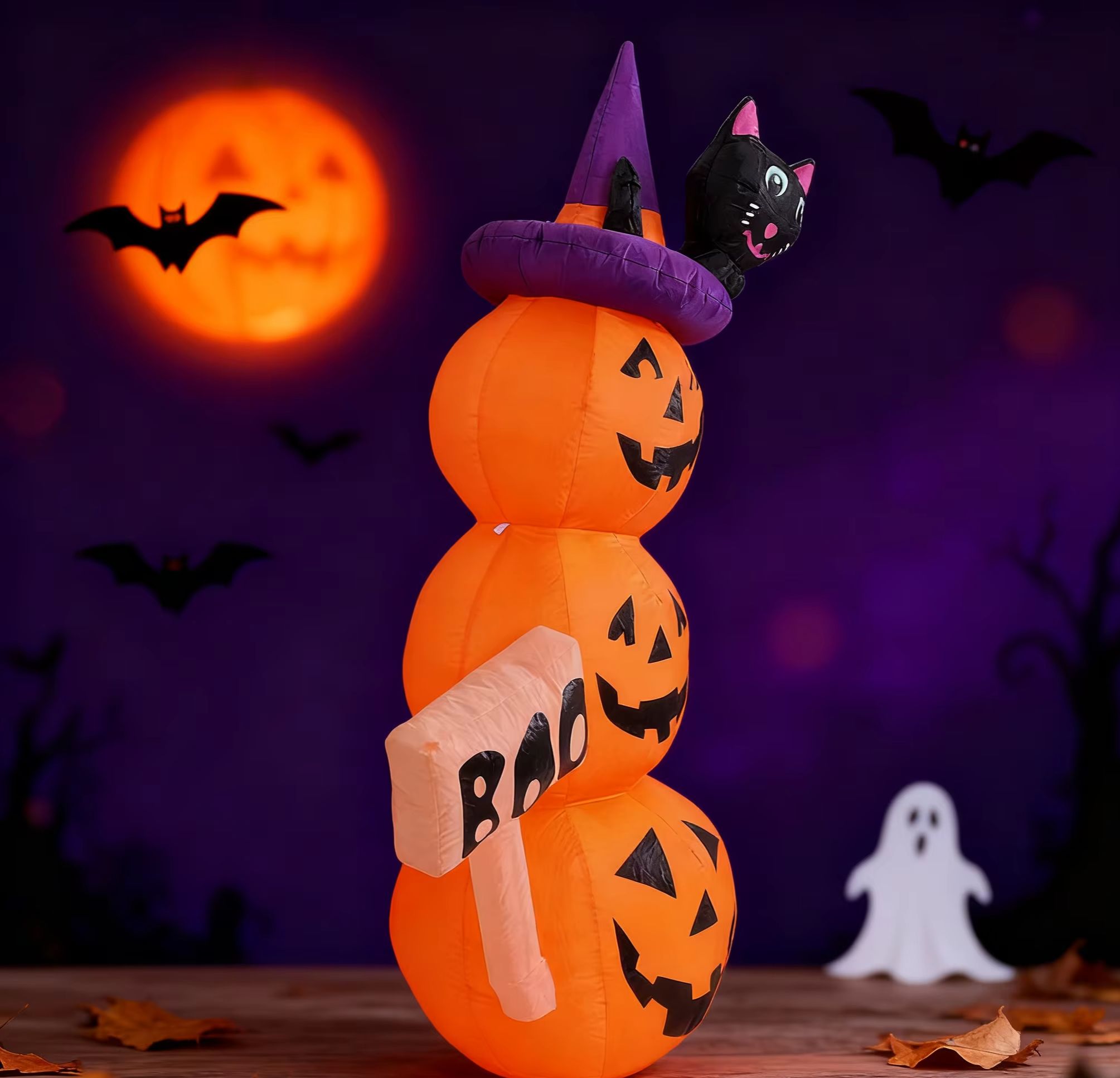 1,6 m / 5,2 ft Halloween-Aufbl – Halloween Pumpkin Decor Led Bewertung und Preis