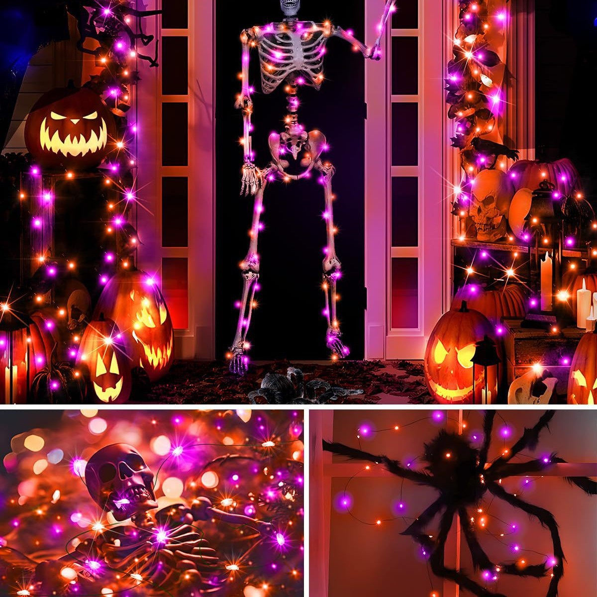 Halloween LED Solar-Kupferdrah – Halloween Led String Lights Orange Bewertung und Preis