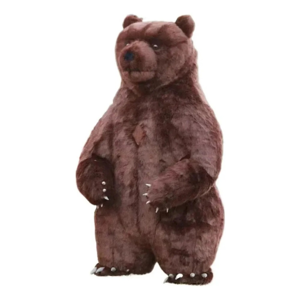 Aufblasbares Braunbären-Maskot – Halloween Costume Adult Bewertung und Preis