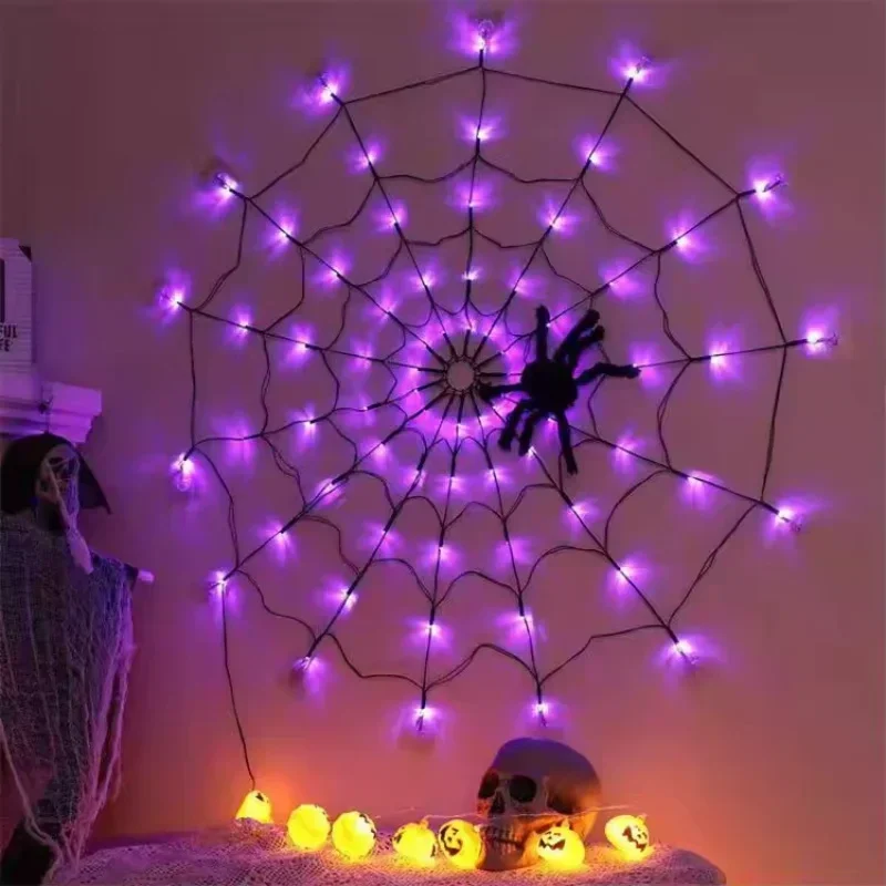 1-4 Stück Halloween Spinnennet – Halloween Led String Lights Orange Bewertung und Preis