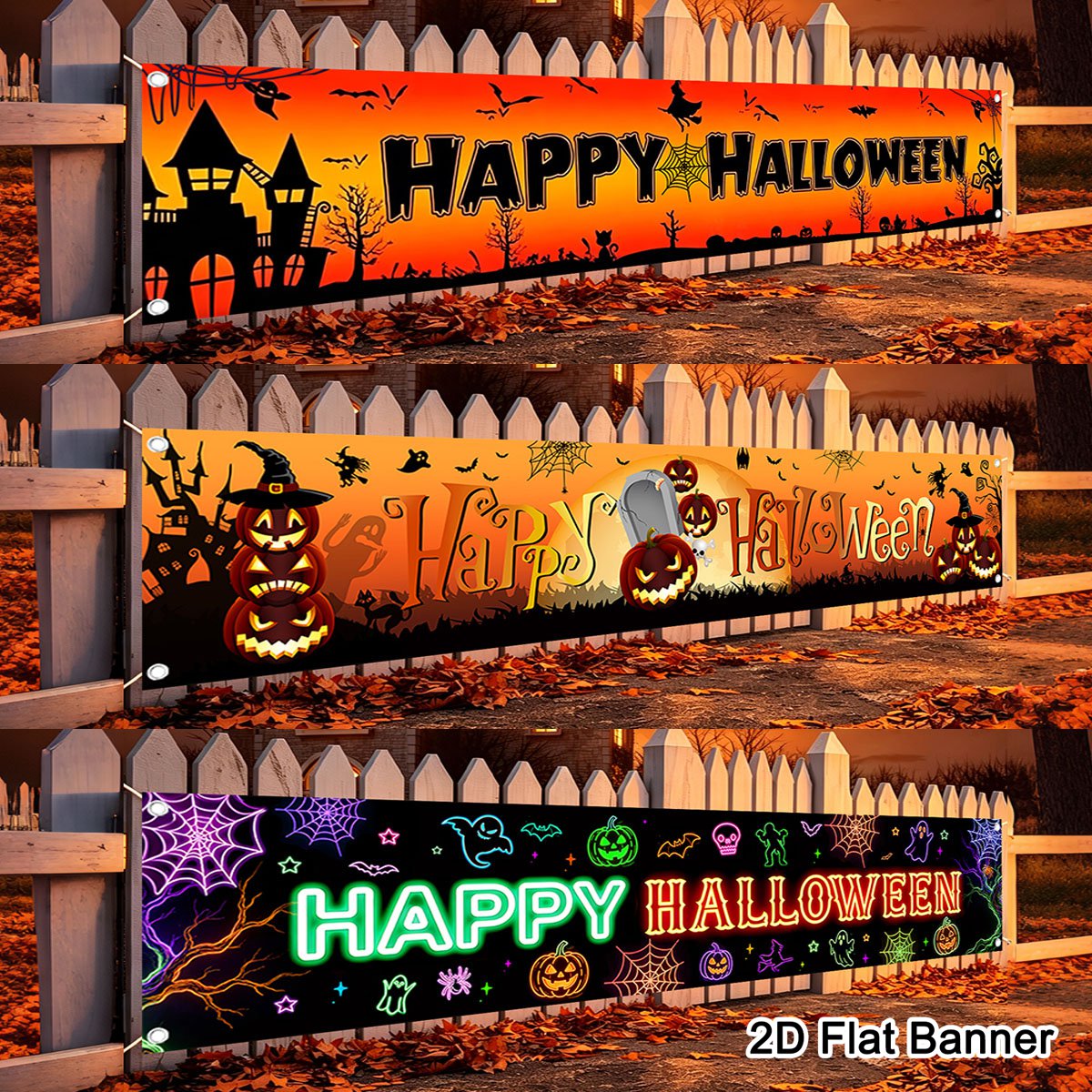 1 Stück Happy Halloween Banner – Pumpkin Lantern Halloween Bewertung und Preis