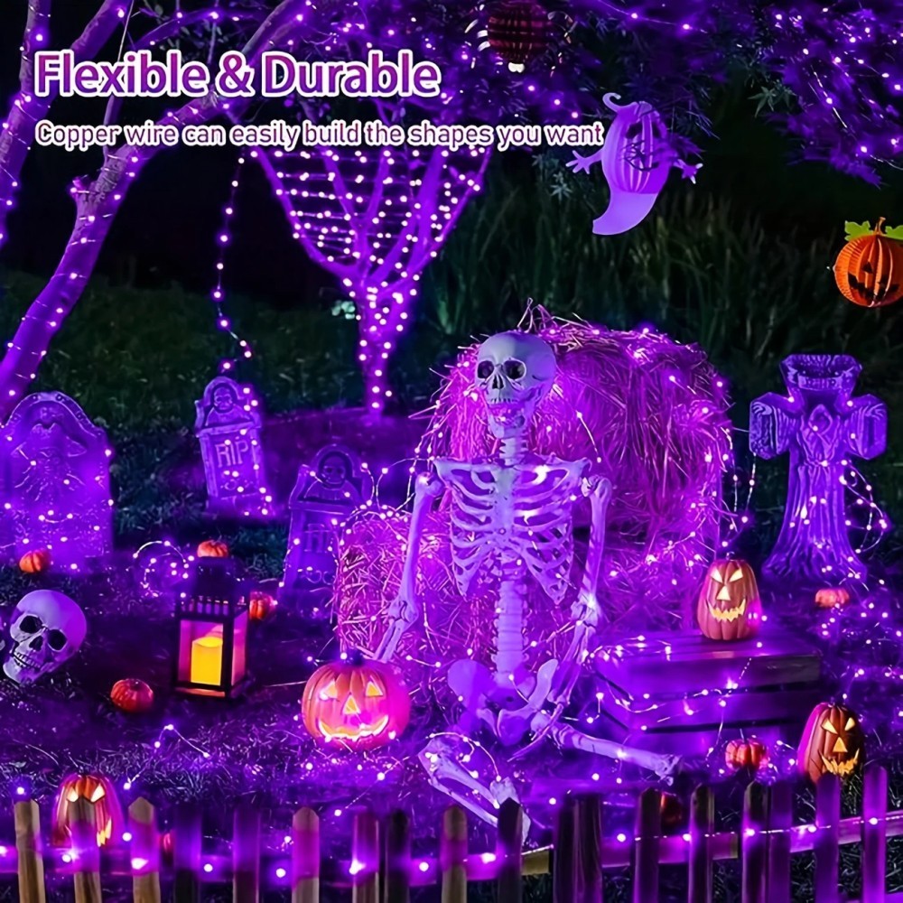 1 Stück 12M100LED Halloween-So – Halloween Led String Lights Orange Bewertung und Preis