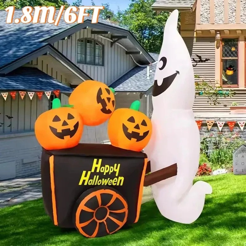 6FT Halloween Outdoor Urlaub D – Halloween Pumpkin Decor Led Bewertung und Preis