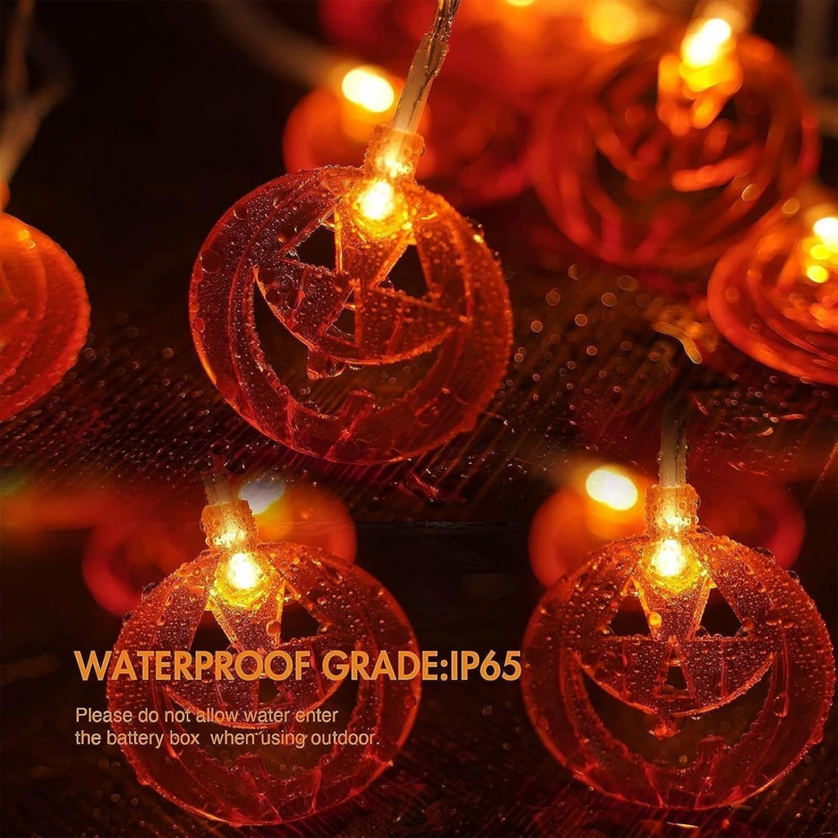 1pc 20LED Orange Flache Hohl H – Halloween Led String Lights Orange Bewertung und Preis