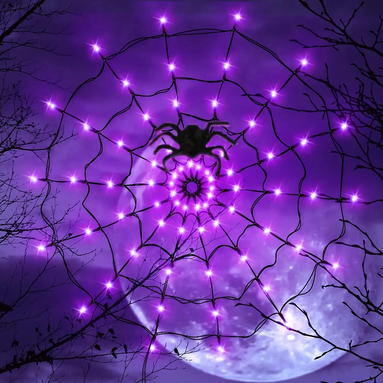 Halloween LED-Lichterkette Spi – Spider Web Halloween Decoration Bewertung und Preis