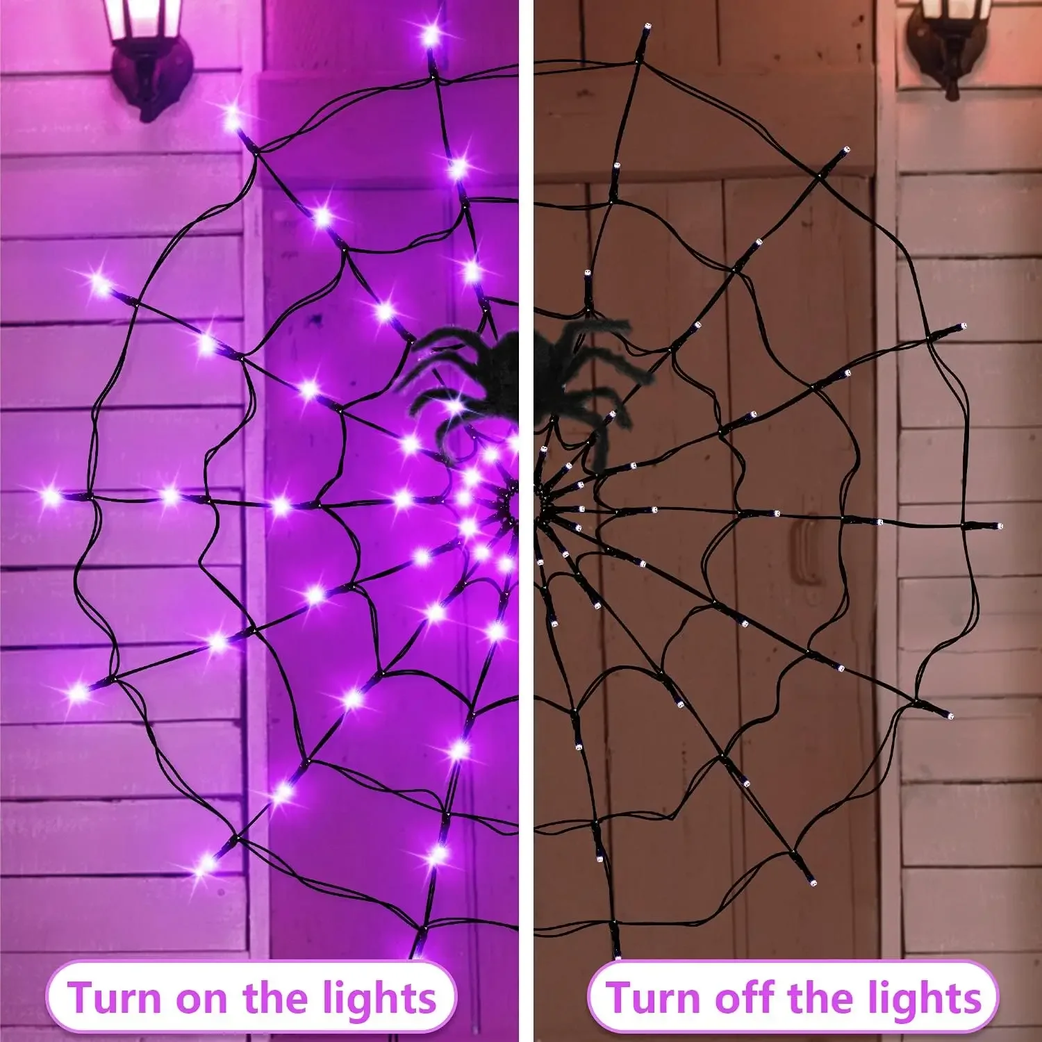 Halloween LED-Lichterkette Spi – Spider Web Halloween Decoration Bewertung und Preis