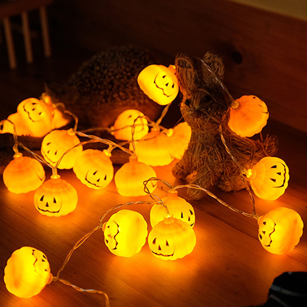 Halloween 3D Kürbis LED Lichte – Halloween Led String Lights Orange Bewertung und Preis
