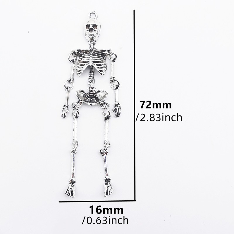 2/5/10PCS Retro Schädel Skelet – Halloween Skeleton Decoration Bewertung und Preis