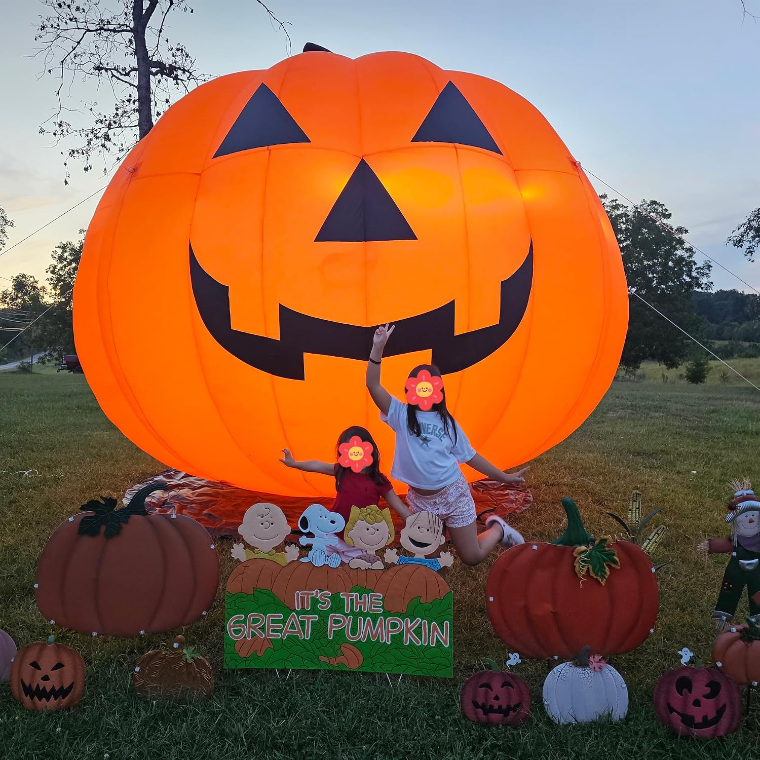 Riesige 10-Fuß-Halloween-Kürbi – Halloween Pumpkin Decor Led Bewertung und Preis