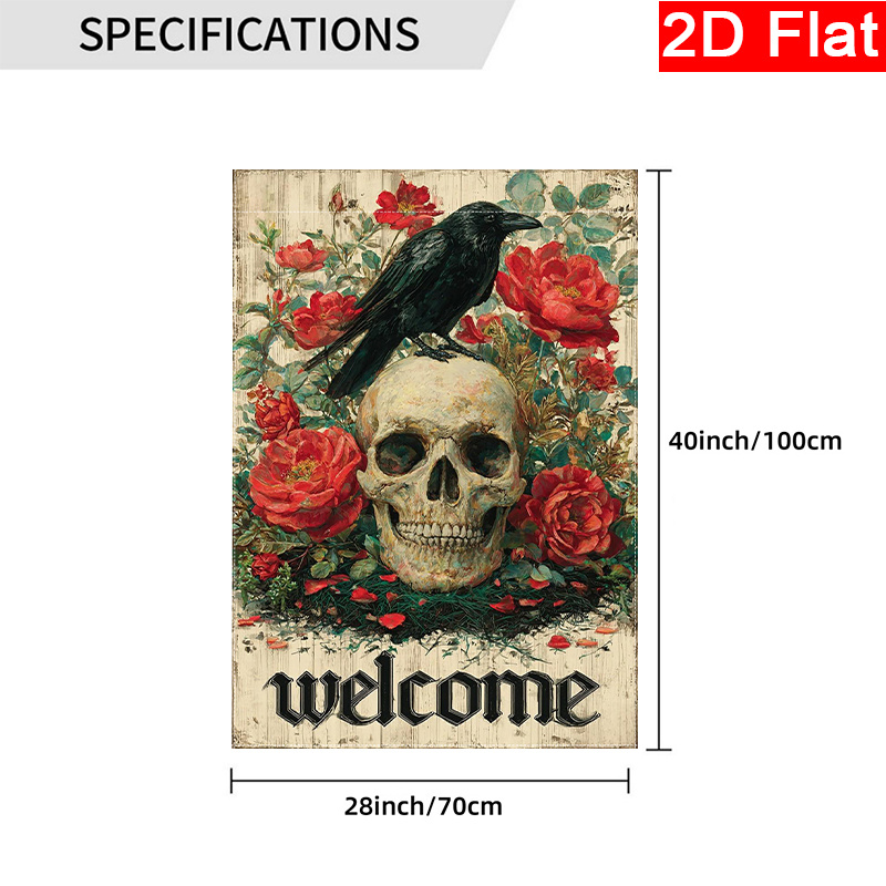 2D-Flach – 2D-Flache Halloween – Halloween Skeleton Decoration Bewertung und Preis