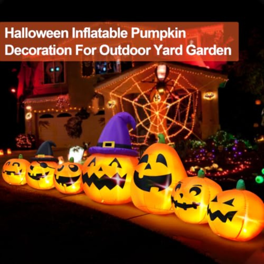 Aufblasbare Halloween-Kürbis-D – Halloween Pumpkin Decor Led Bewertung und Preis