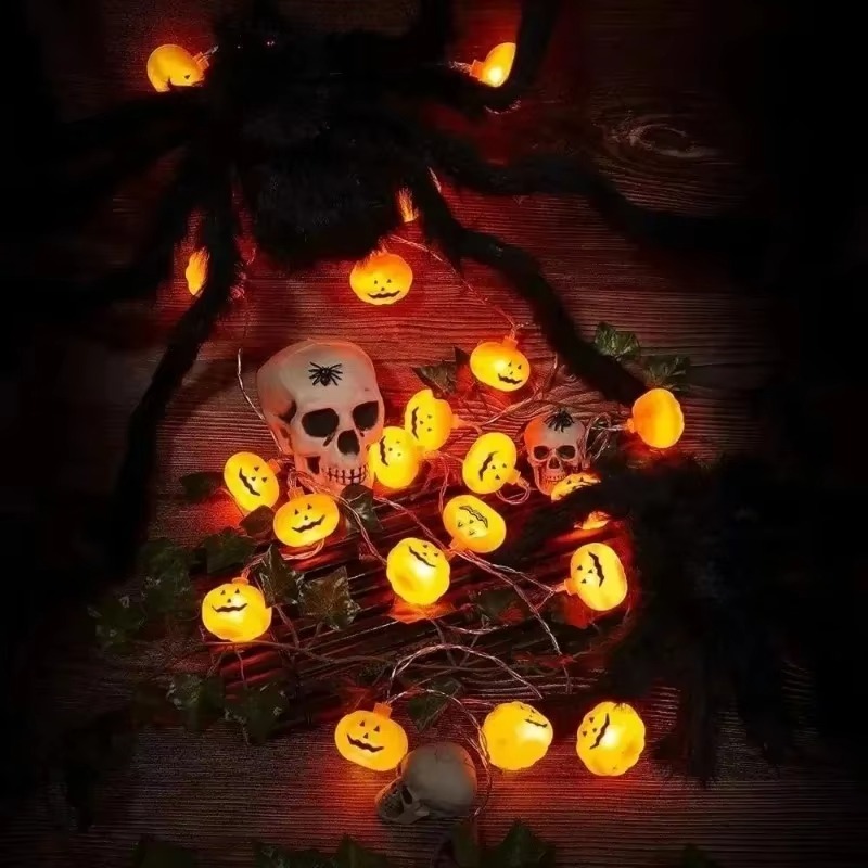 Halloween-Kürbis-LED-Lichterke – Halloween Pumpkin Decor Led Bewertung und Preis