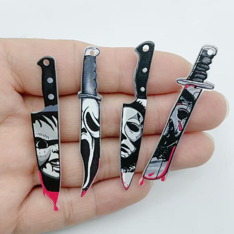 10 Stück Acryl-Schmuckteile fü – Halloween Party Supplies Bewertung und Preis