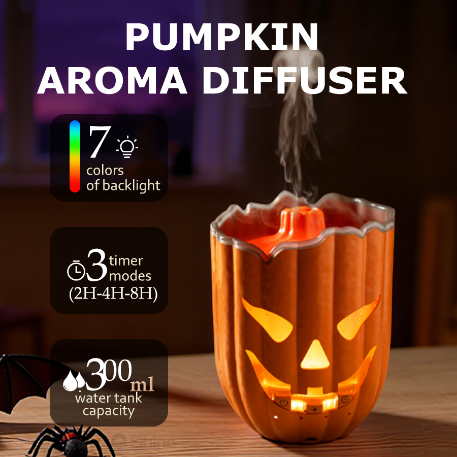 Kürbis-Luftbefeuchter, 7-Farbe – Halloween Pumpkin Decor Led Bewertung und Preis
