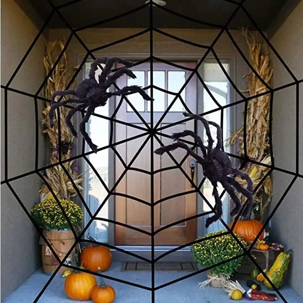 1-2 Stück Halloween-Spinnen-Pl – Spider Web Halloween Decoration Bewertung und Preis