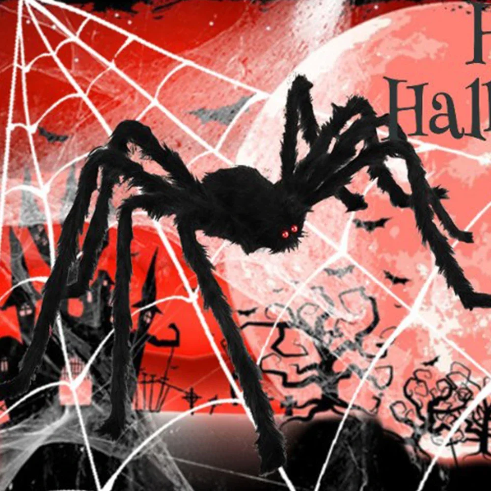 1-2 Stück Halloween-Spinnen-Pl – Spider Web Halloween Decoration Bewertung und Preis